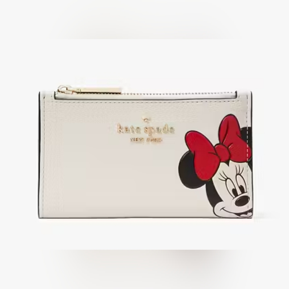 Disney X Kate Spade New York Minnie Small Slim Bifold Wallet